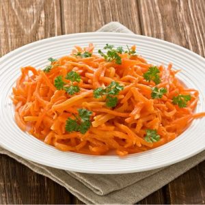 Salade de carottes et raisins