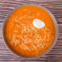 Soupe tomate et nouilles