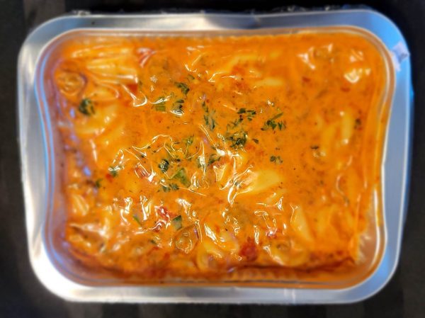 Penne sauce crémeuse à la viande