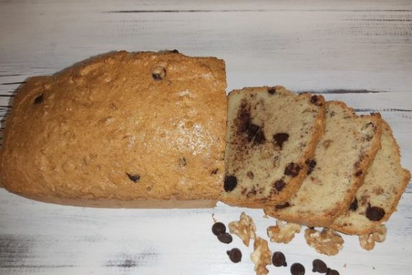 Pain au chocolat noir et noix de Grenoble Keto