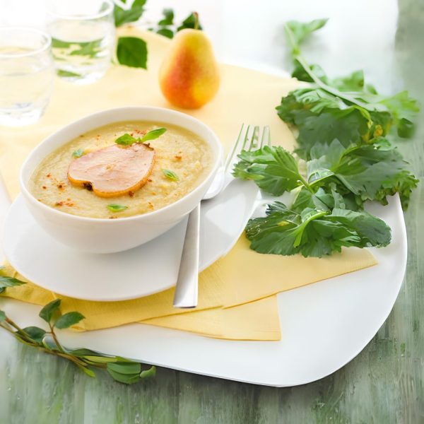 Crème de panais au poire et miel