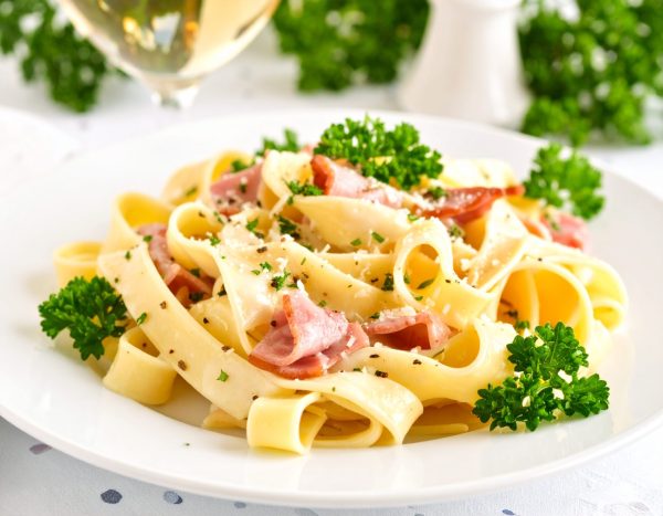 Fettuccine alla carbonara