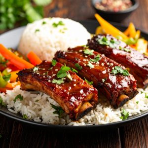 Spare ribs de porc cajun
