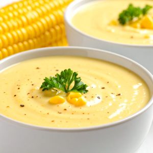 Crème de poulet et maïs