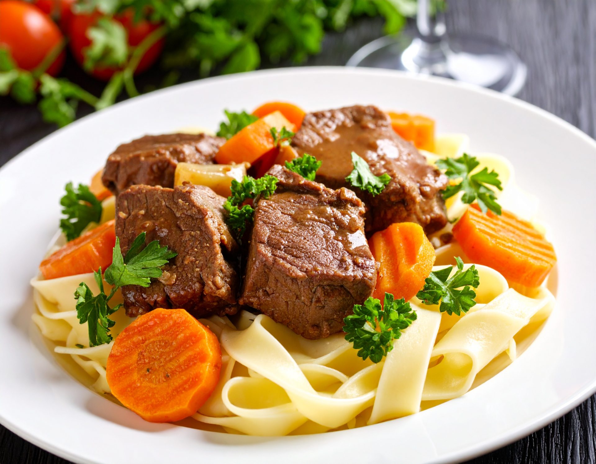 Bœuf braisé aux carottes nantaises