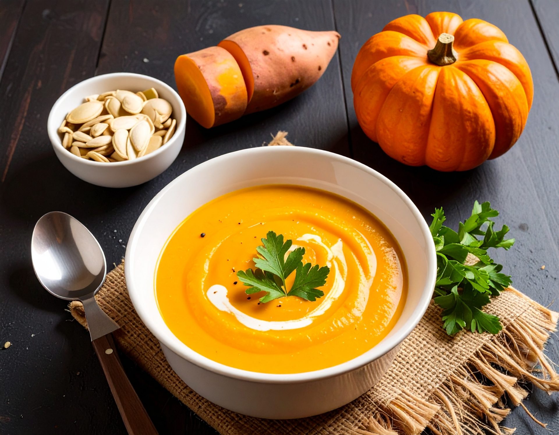 Crème de courge et patate douce