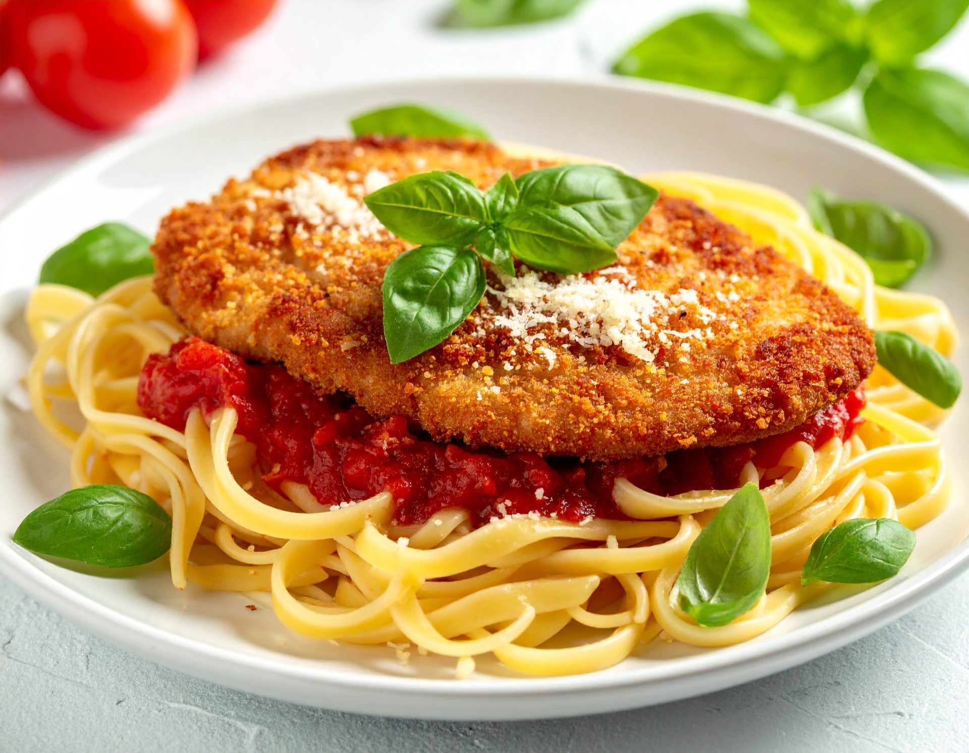 Escalope de porc à la Parmigiana