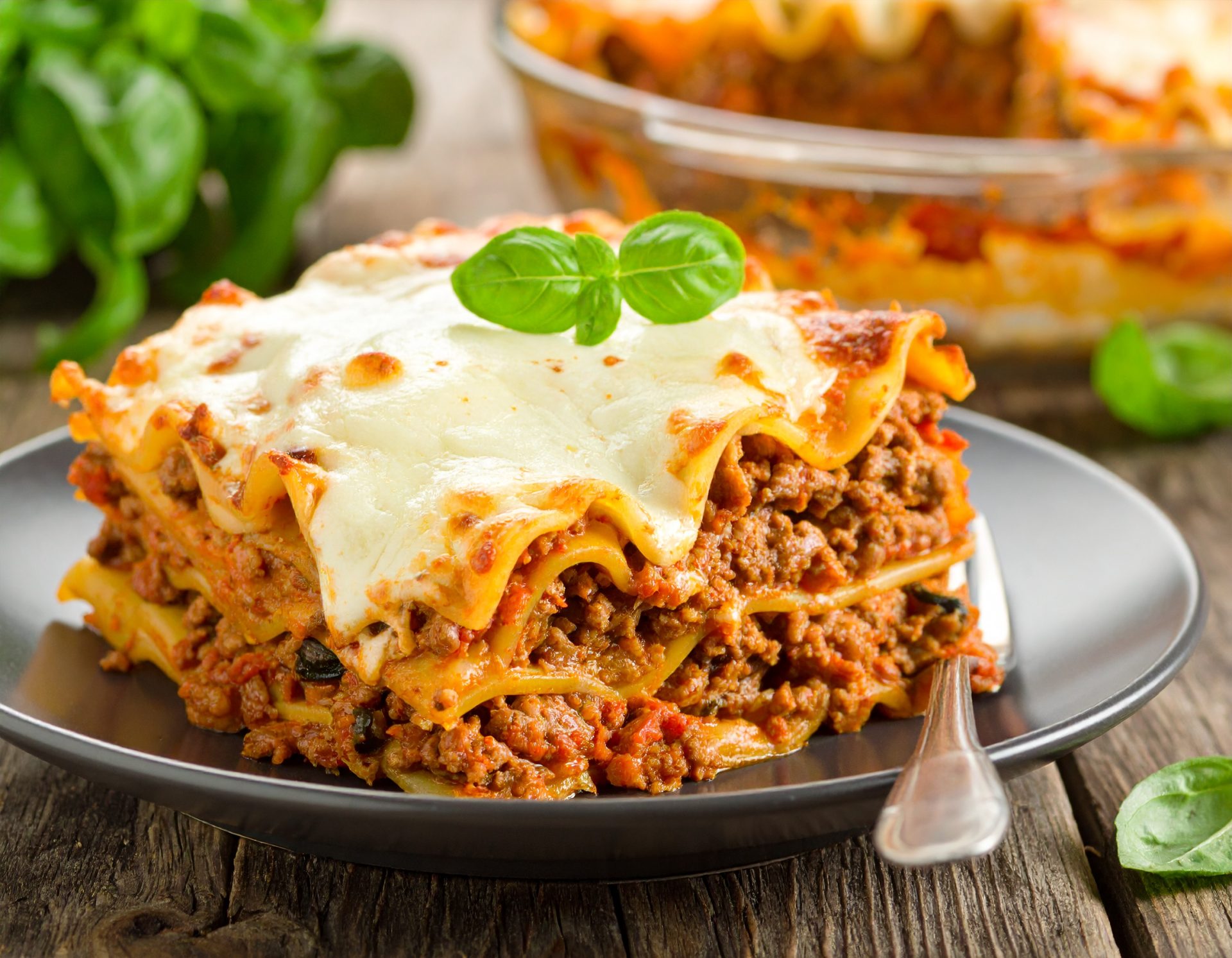 Lasagne, sauce crémeuse à la viande