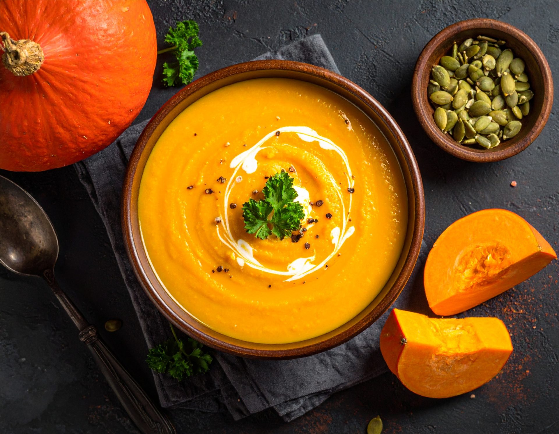 Velouté de courge et patate douce
