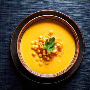 Crème de maïs à la Mexicaine