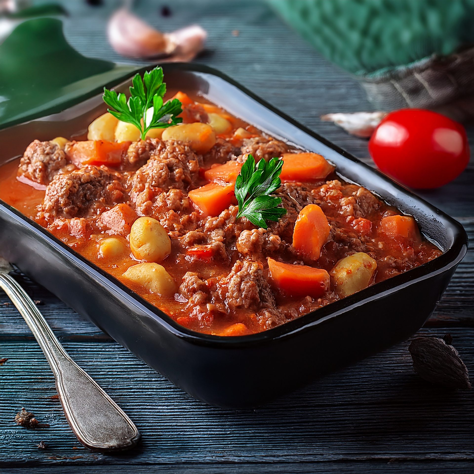 Fricassée de bœuf haché