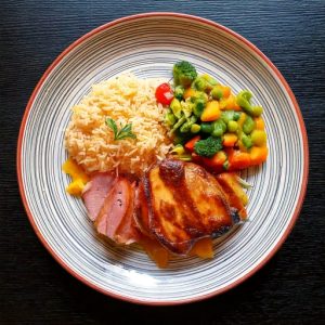 Médaillon de longe de porc enroulé de bacon à l’arôme Texane