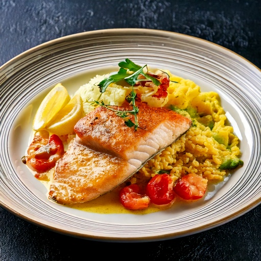 Filet de sole farci de crevette, sauce florentine