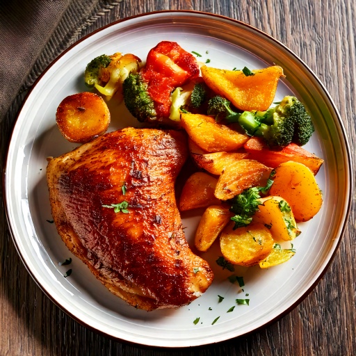 Haut de cuisse de poulet style Sud-Ouest