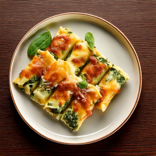 Manicotti au fromage et épinard alla Gigi