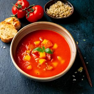 Soupe tomate et légumes