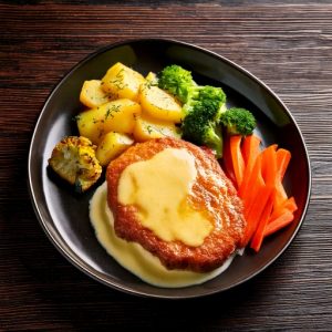 Escalope de porc au fromage fondu