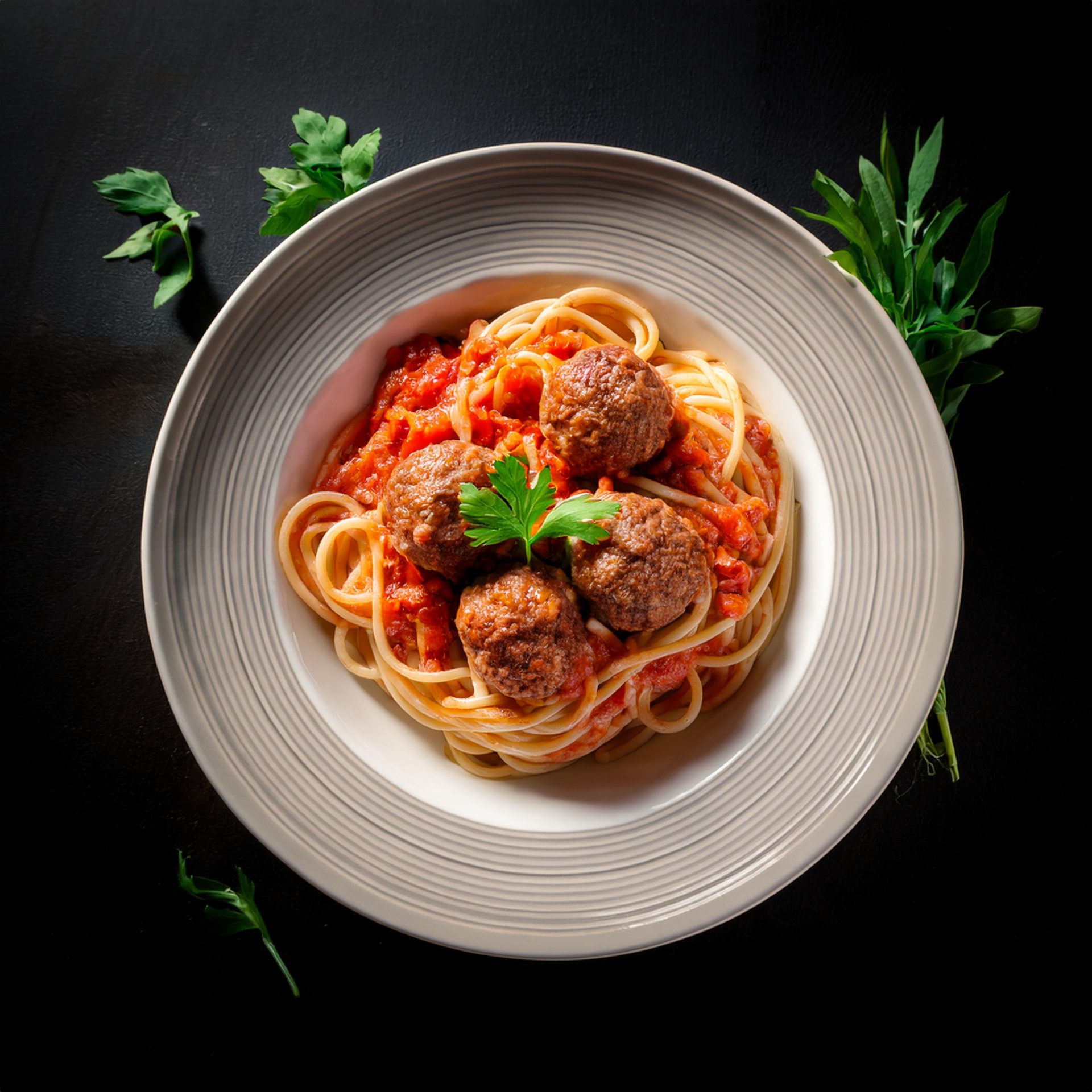 Spaghetti aux boulettes de boeuf