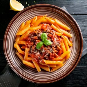 Penne Arrabiata au bœuf effiloché