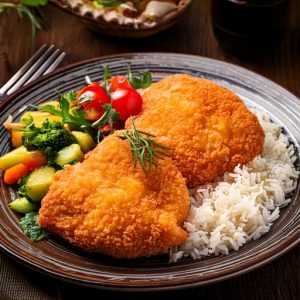 Poulet frit à la cordon bleu