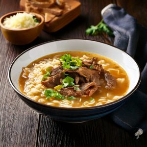 Soupe au bœuf et riz