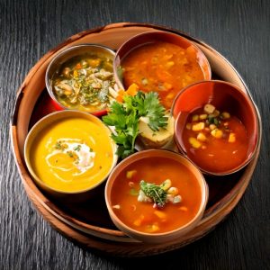 Soupe aux choix du chef.