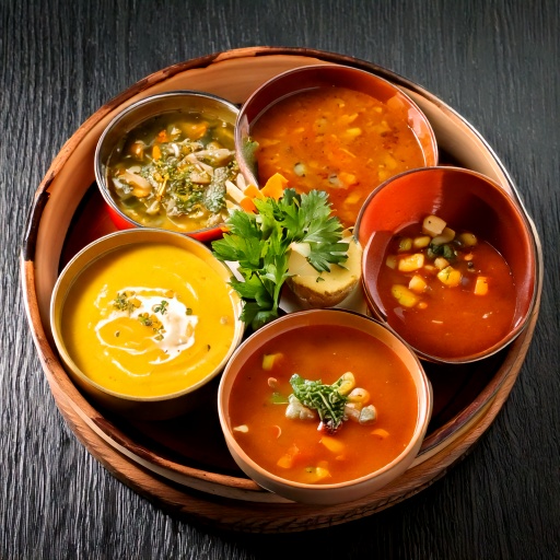 Soupe aux choix du chef.