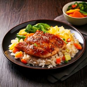 Blanc de volaille à la teriyaki
