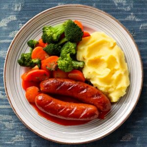 Saucisse tomate et basilic maison