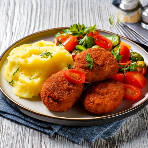 Polpette de porc milanaise