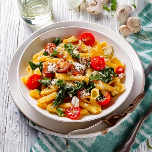 Rigatoni au fromage feta