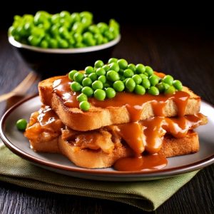 Hot chicken et petit pois