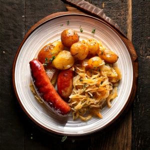 Saucisse Allemande et choucroute maison