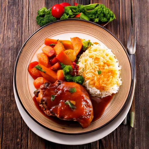 Coq au porc, sauce BBQ