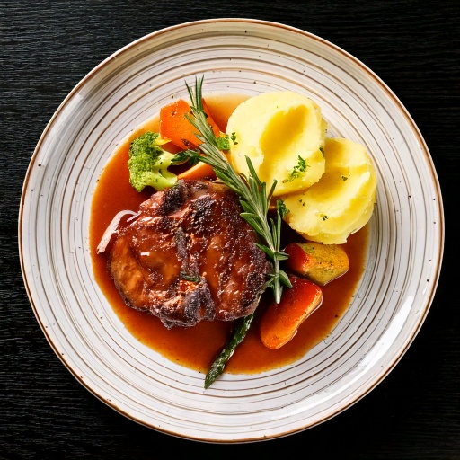 Joue de porc à l’érable et romarin