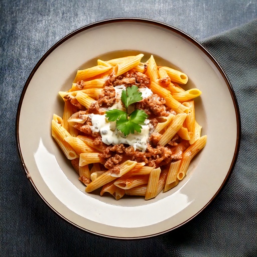 Pennine sauce à la viande crémeuse