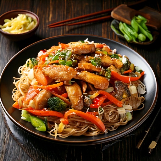 Sauté de bœuf et légumes style ‘’Stir fry’’à l’asiatique