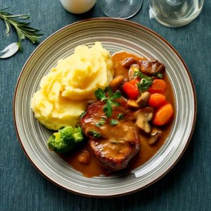 Blanquette de porc aux champignons