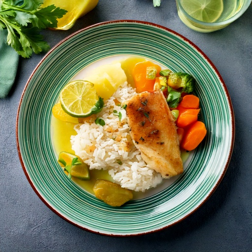 Filet de sole poêlé, beurre au citron vert