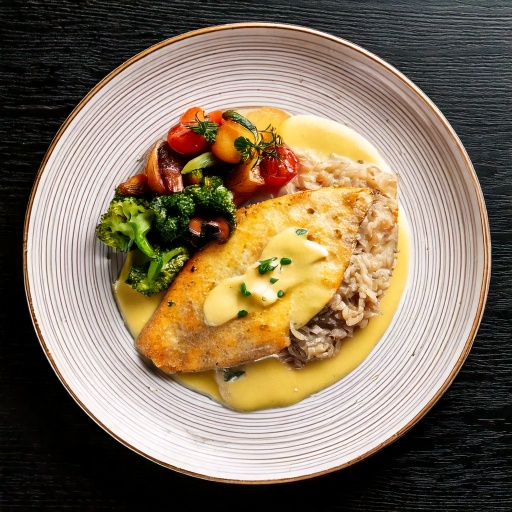 Filet de sole poêlé, sauce Hollandaise